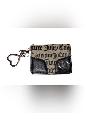 Juicy Couture Snap Shut Wallet W/ Keyring NWT